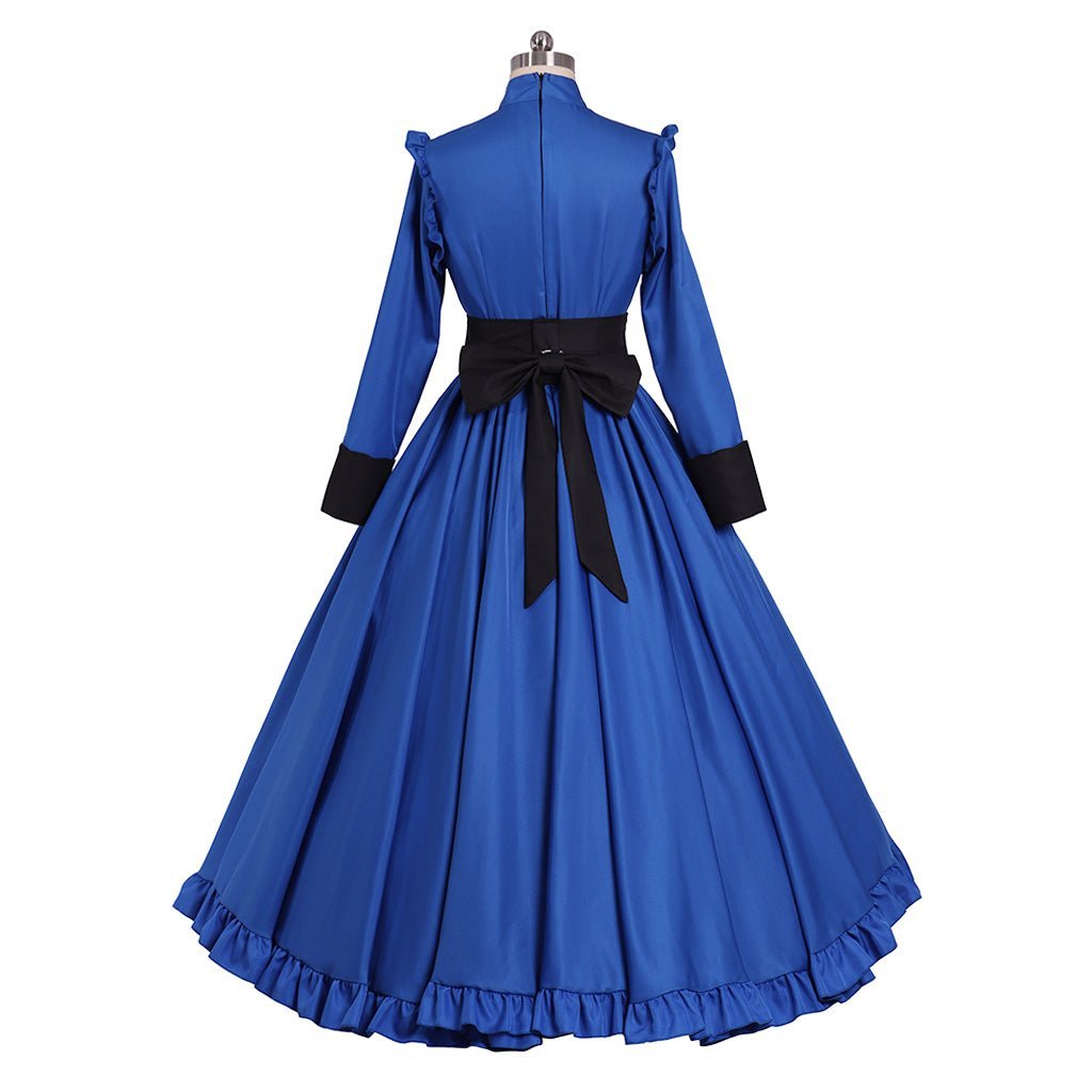 Yubaba Grandma Blue Cosplay Costume - Spirited Away Yubaba Outfit-Astricos