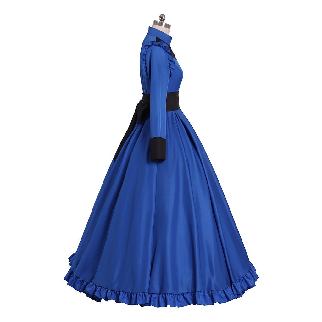 Yubaba Grandma Blue Cosplay Costume - Spirited Away Yubaba Outfit-Astricos