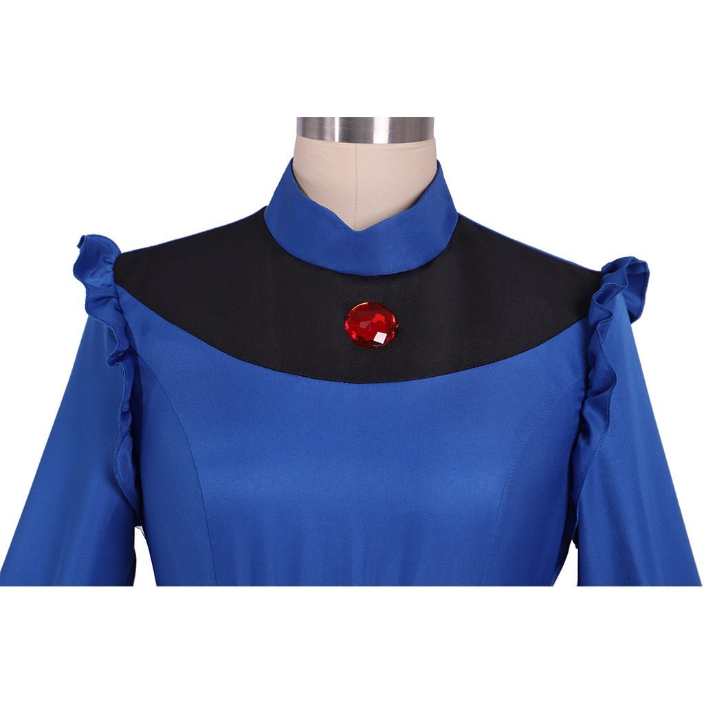 Yubaba Grandma Blue Cosplay Costume - Spirited Away Yubaba Outfit-Astricos