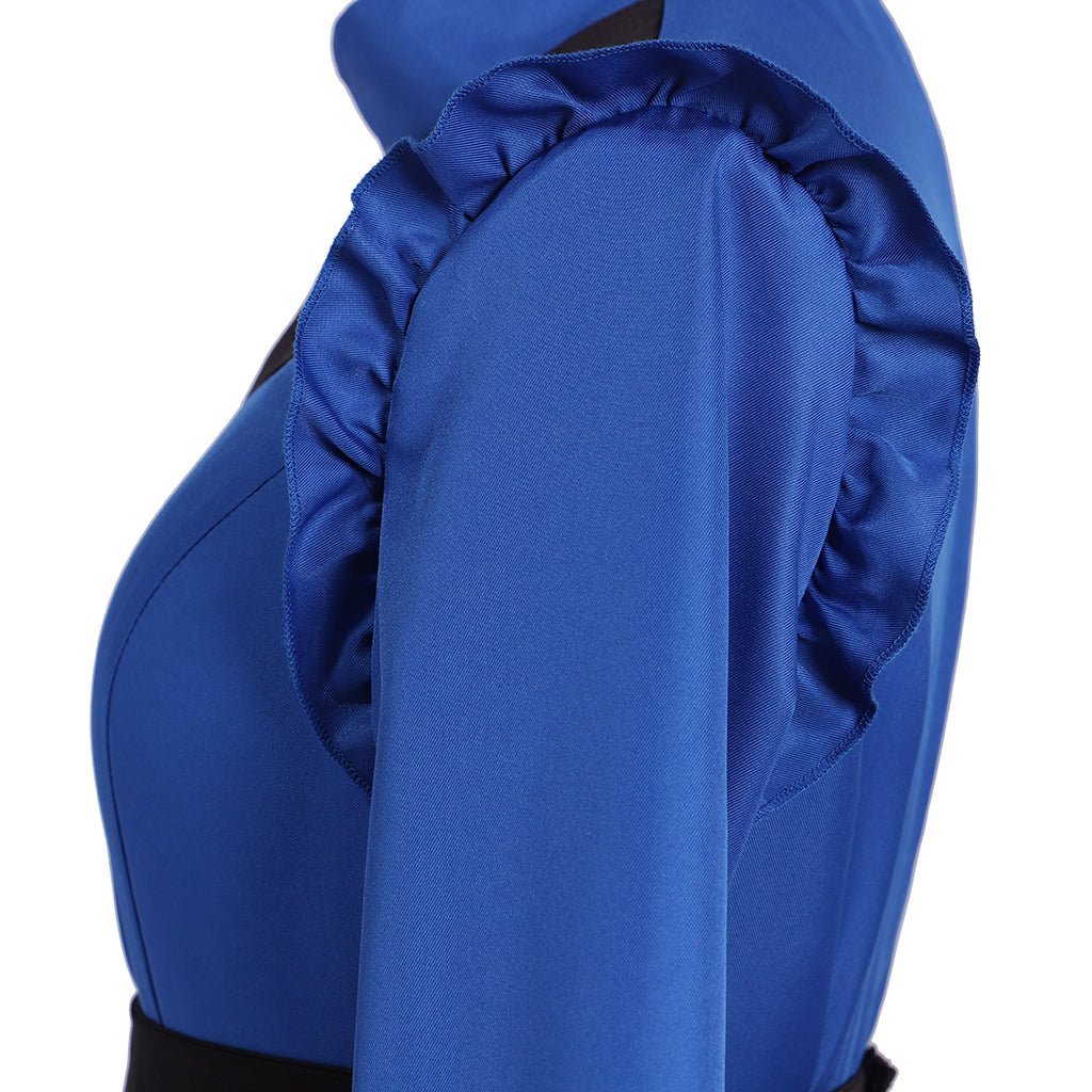 Yubaba Grandma Blue Cosplay Costume - Spirited Away Yubaba Outfit-Astricos