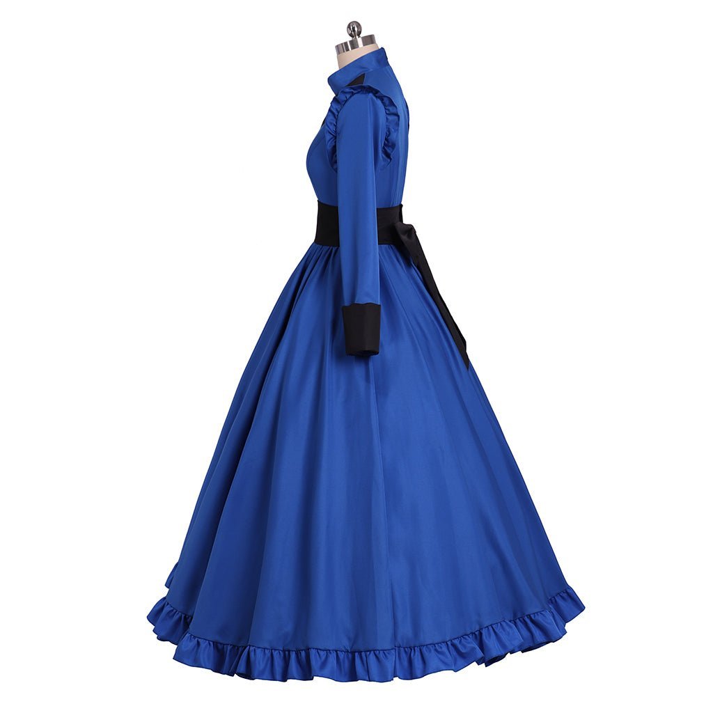 Yubaba Grandma Blue Cosplay Costume - Spirited Away Yubaba Outfit-Astricos