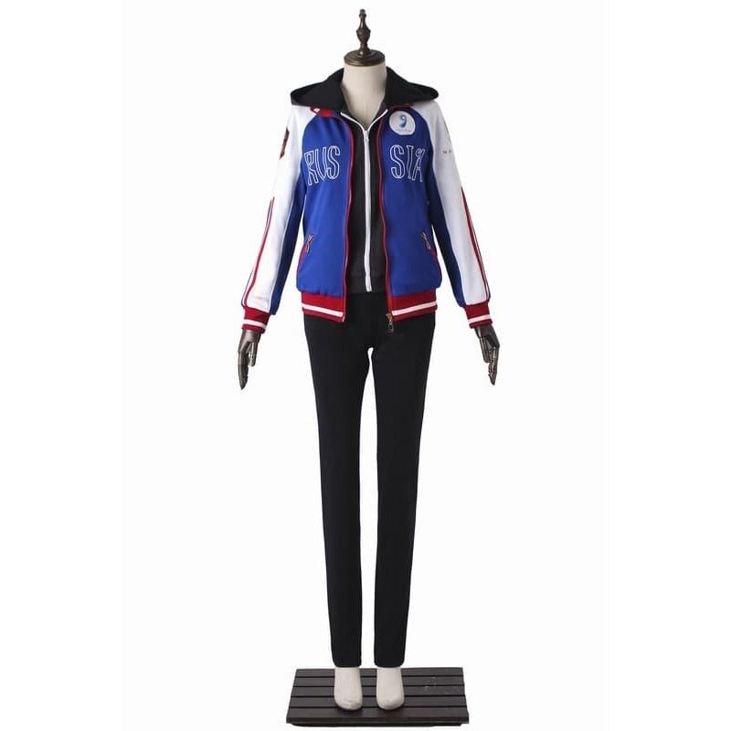 YURI!!! on ICE Yuri Plisetsky Cosplay Jacket Halloween Party Costume Set - Astricos