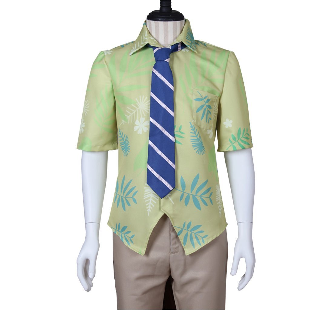 Zootopia Fox Nick Wilde Cosplay Costume Full Set with Ears & Tail for Halloween-Astricos