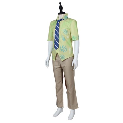 Zootopia Fox Nick Wilde Cosplay Costume Full Set with Ears & Tail for Halloween-Astricos
