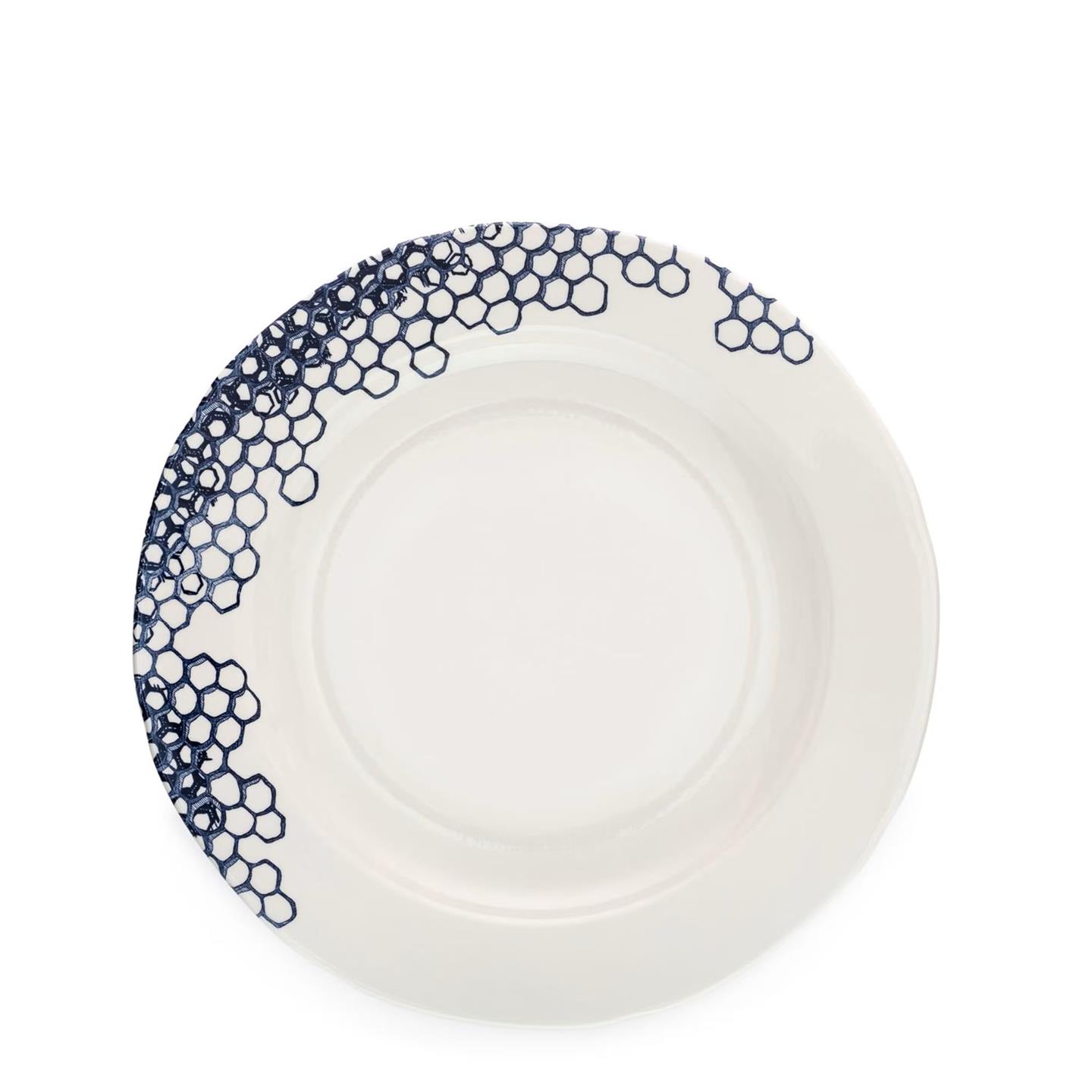 Ink Blue Pollen Dinner Plate