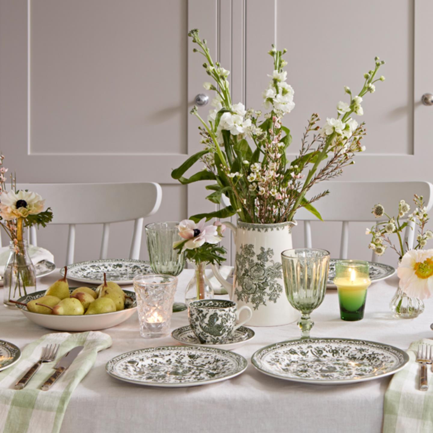 Green Regal Peacock Large Etruscan