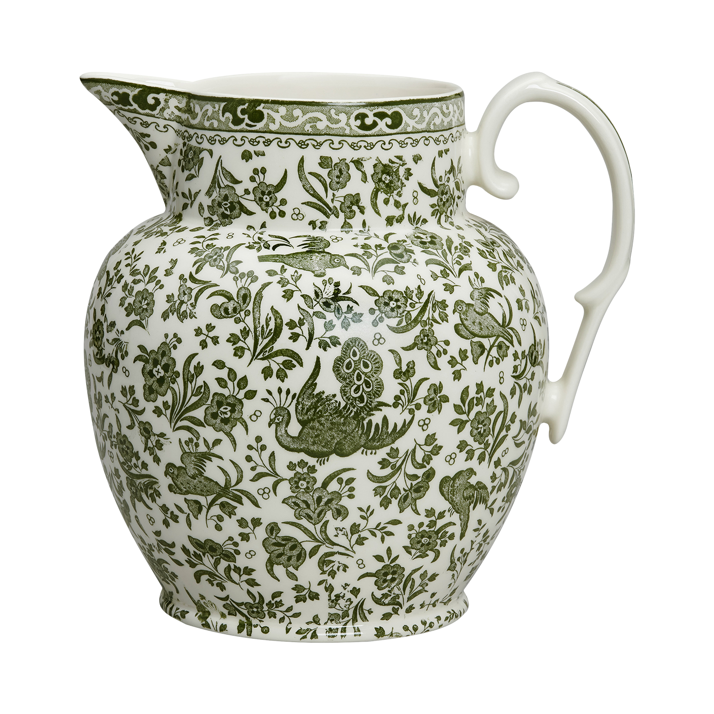 Green Regal Peacock Large Etruscan