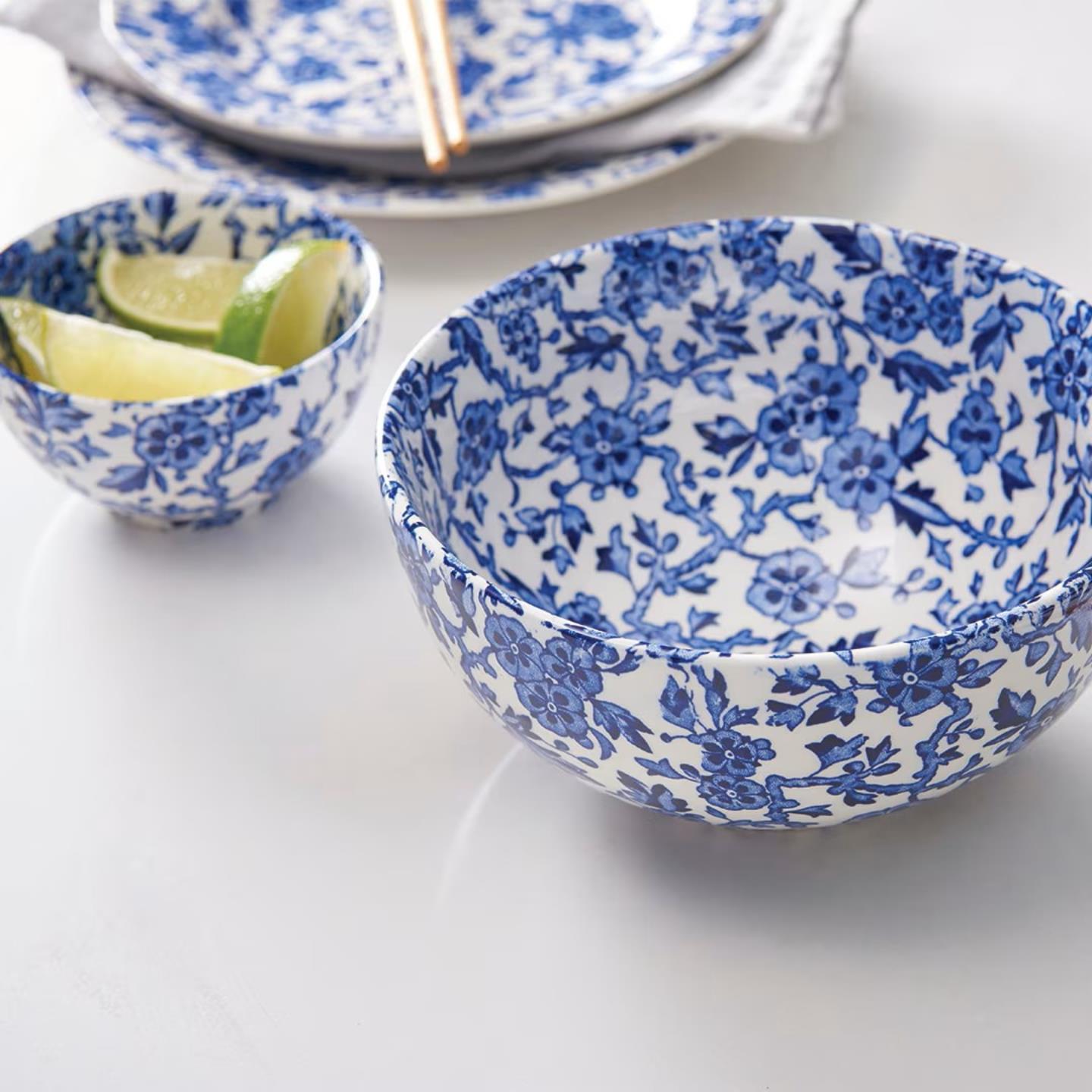 Blue Arden Medium Footed Bowl 20cm / 8