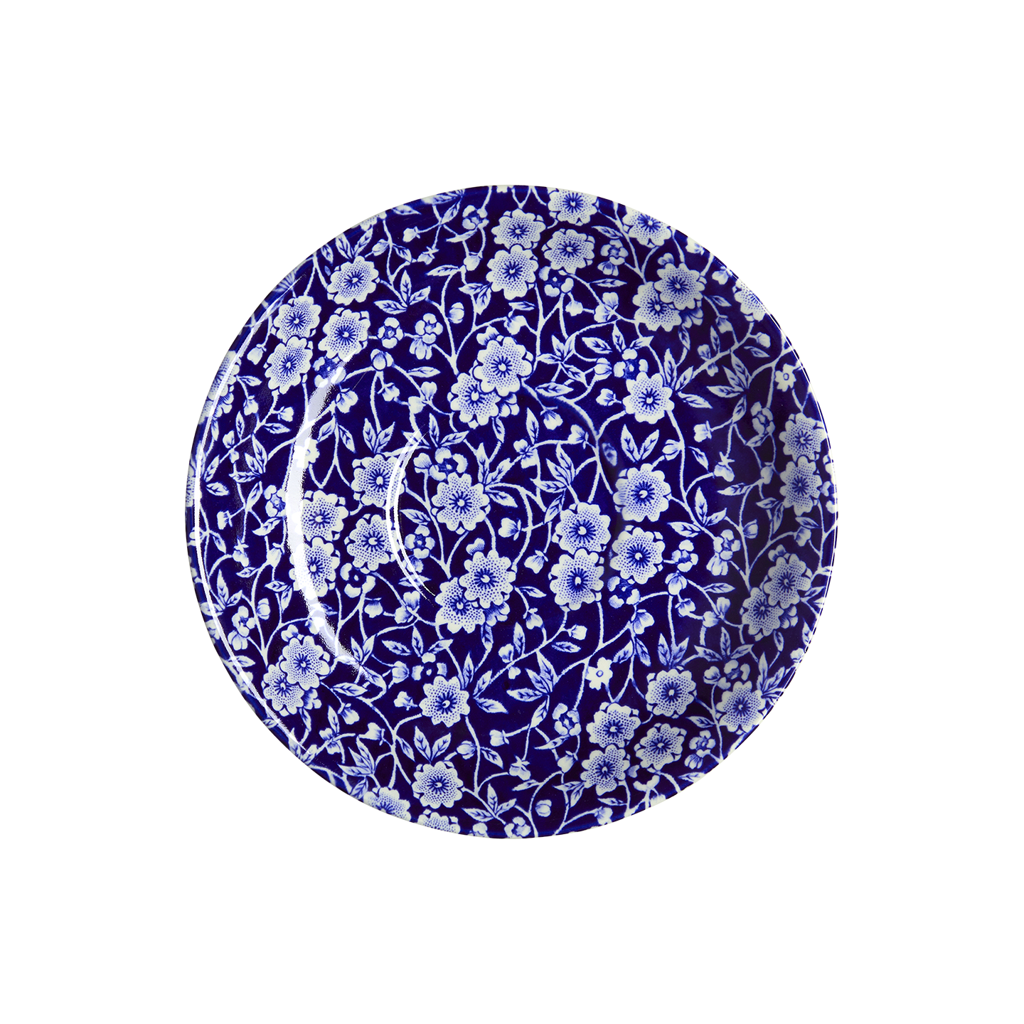 Blue Calico Breakfast Saucer