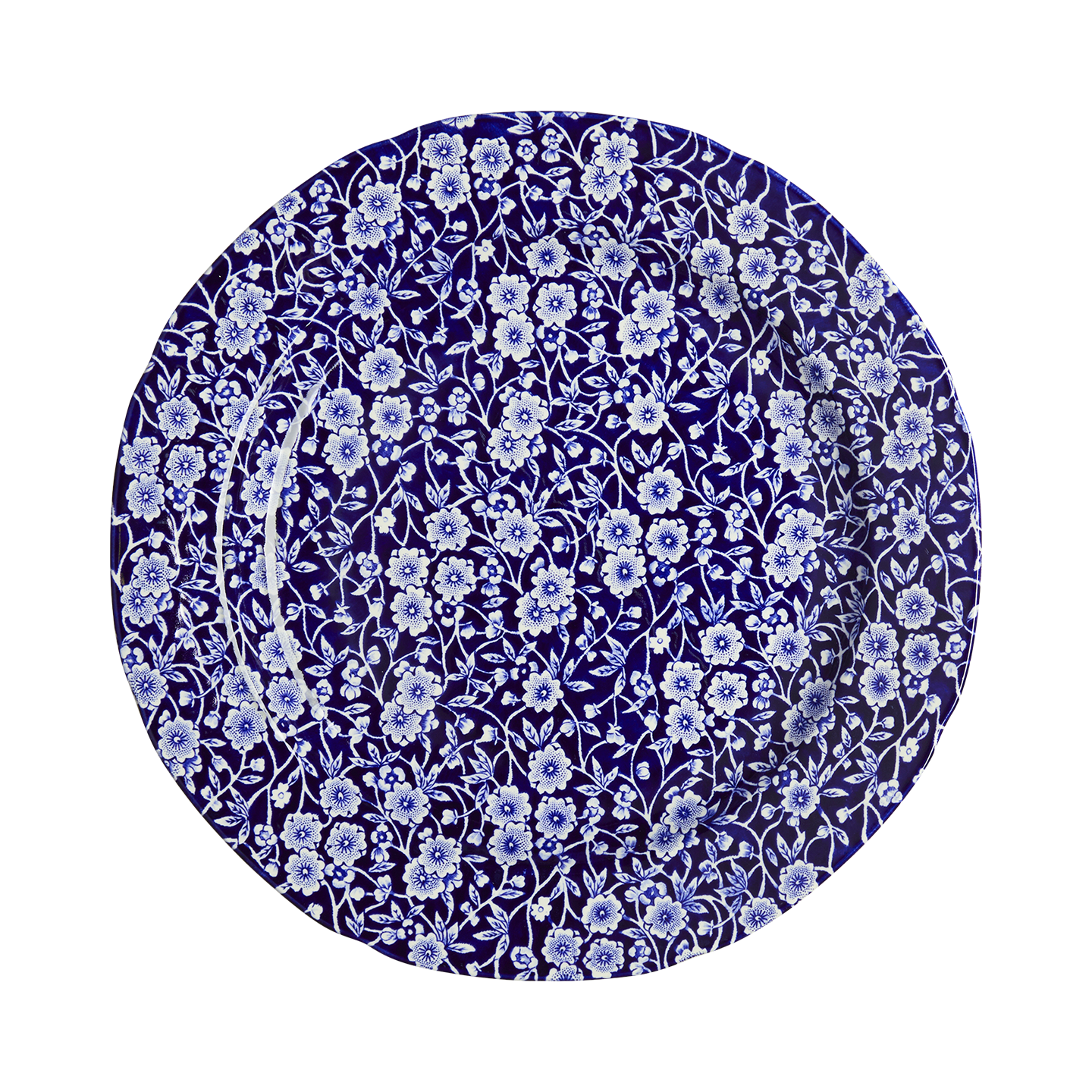 Blue Calico Dinner Plate
