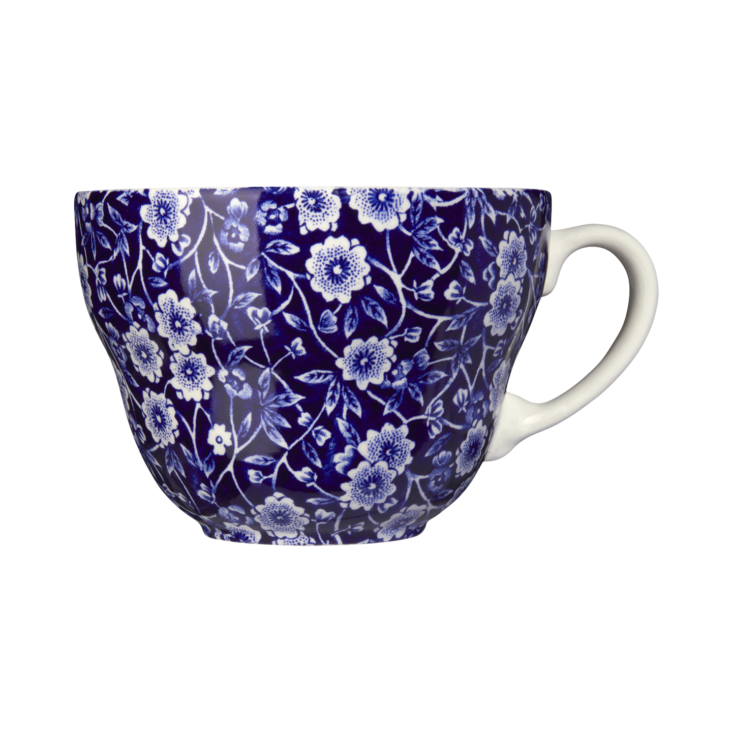 Blue Calico Breakfast Cup – Burleigh Pottery