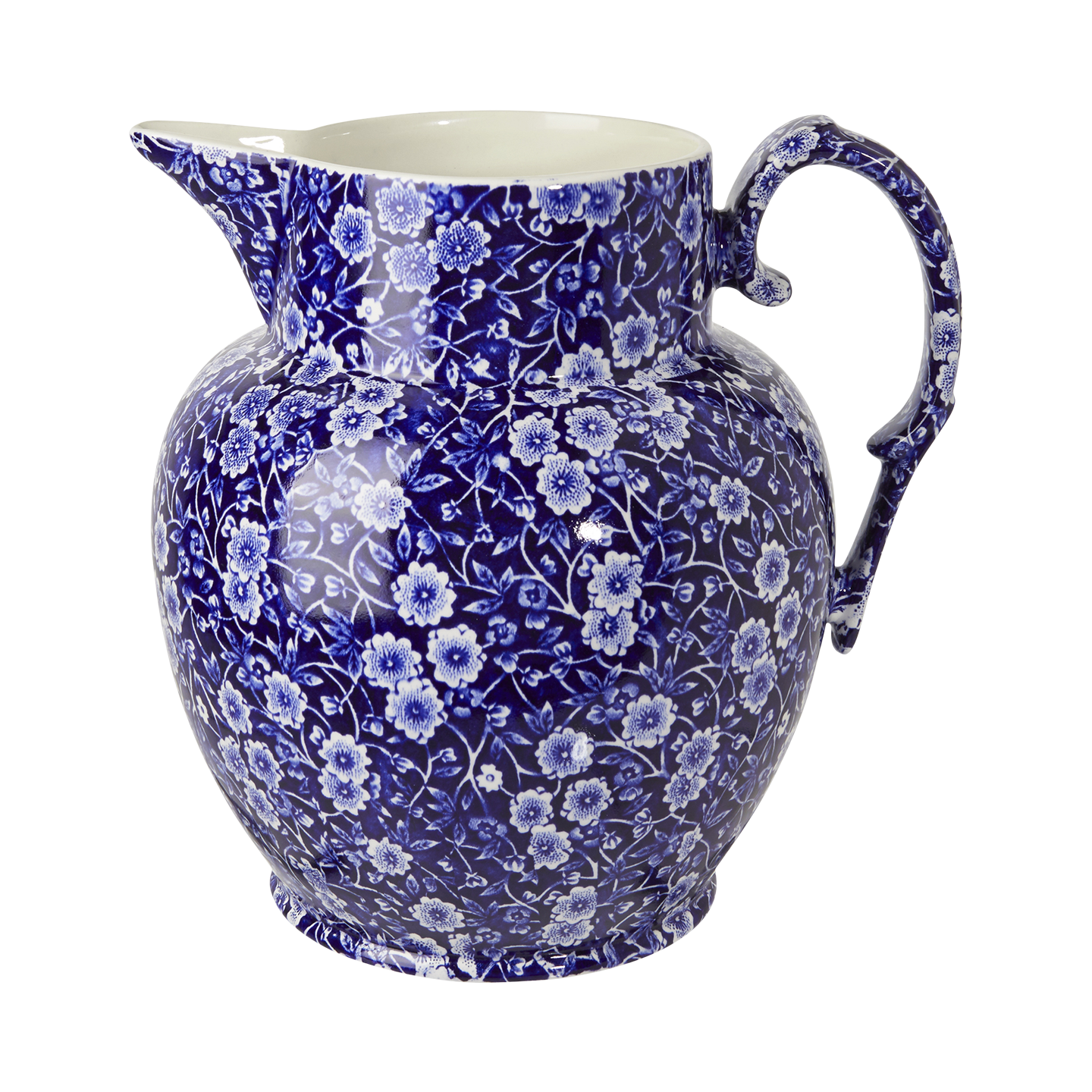 Blue Calico Etruscan Jug Large 2.2 Litre / 4pt