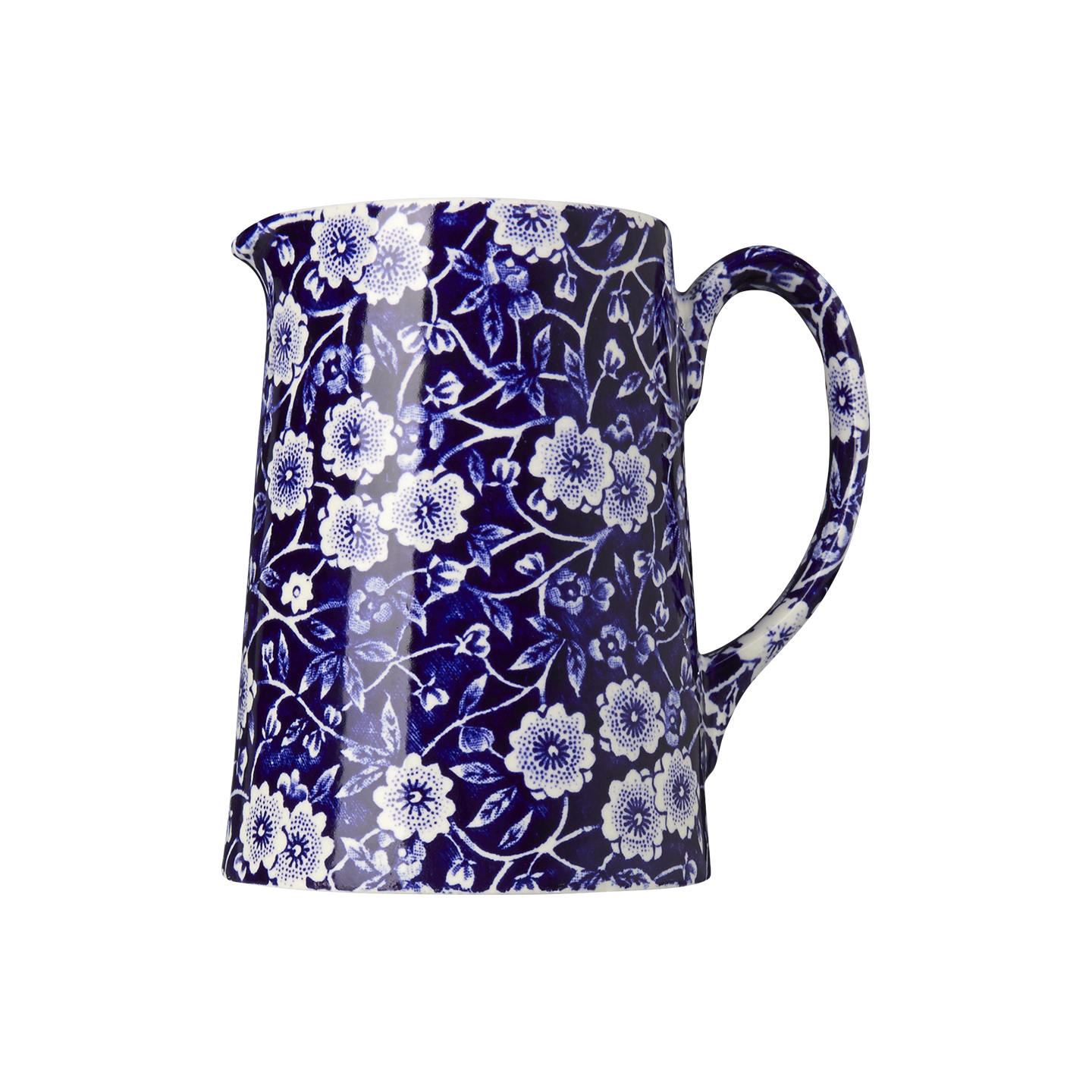 Burleigh Dark Blue Calico バタ-デイッシュ Blue Calico Dinnerware – Plates, Teapots & More | Burleigh