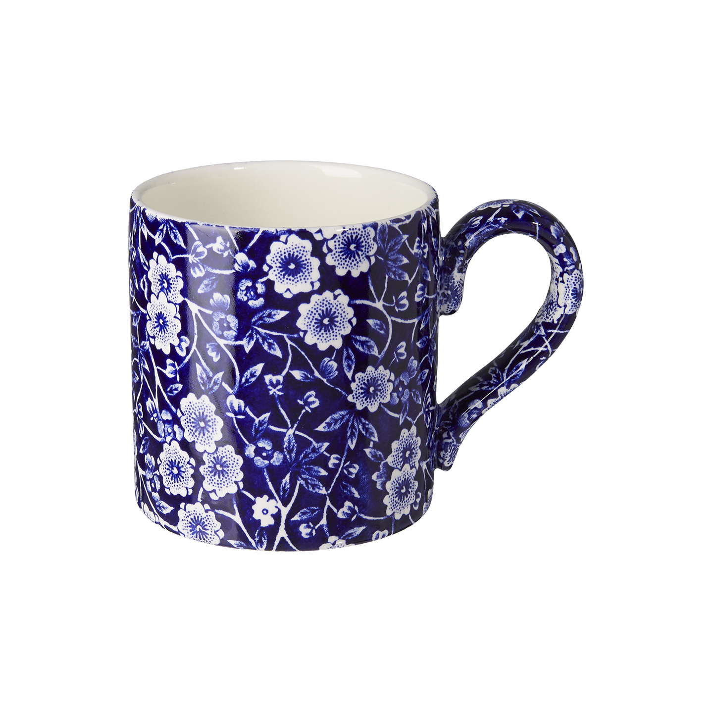 Blue Calico Mug 284ml / 1/2 Pt – Burleigh Pottery