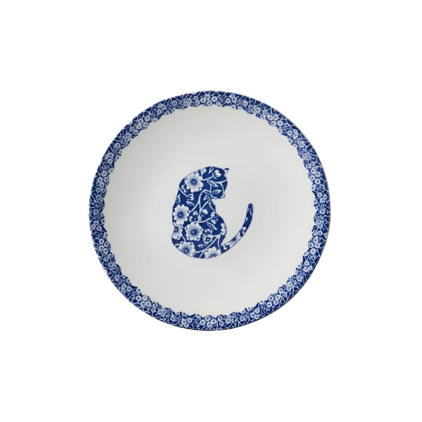 Blue Calico Cat Butter Pat – Burleigh Pottery