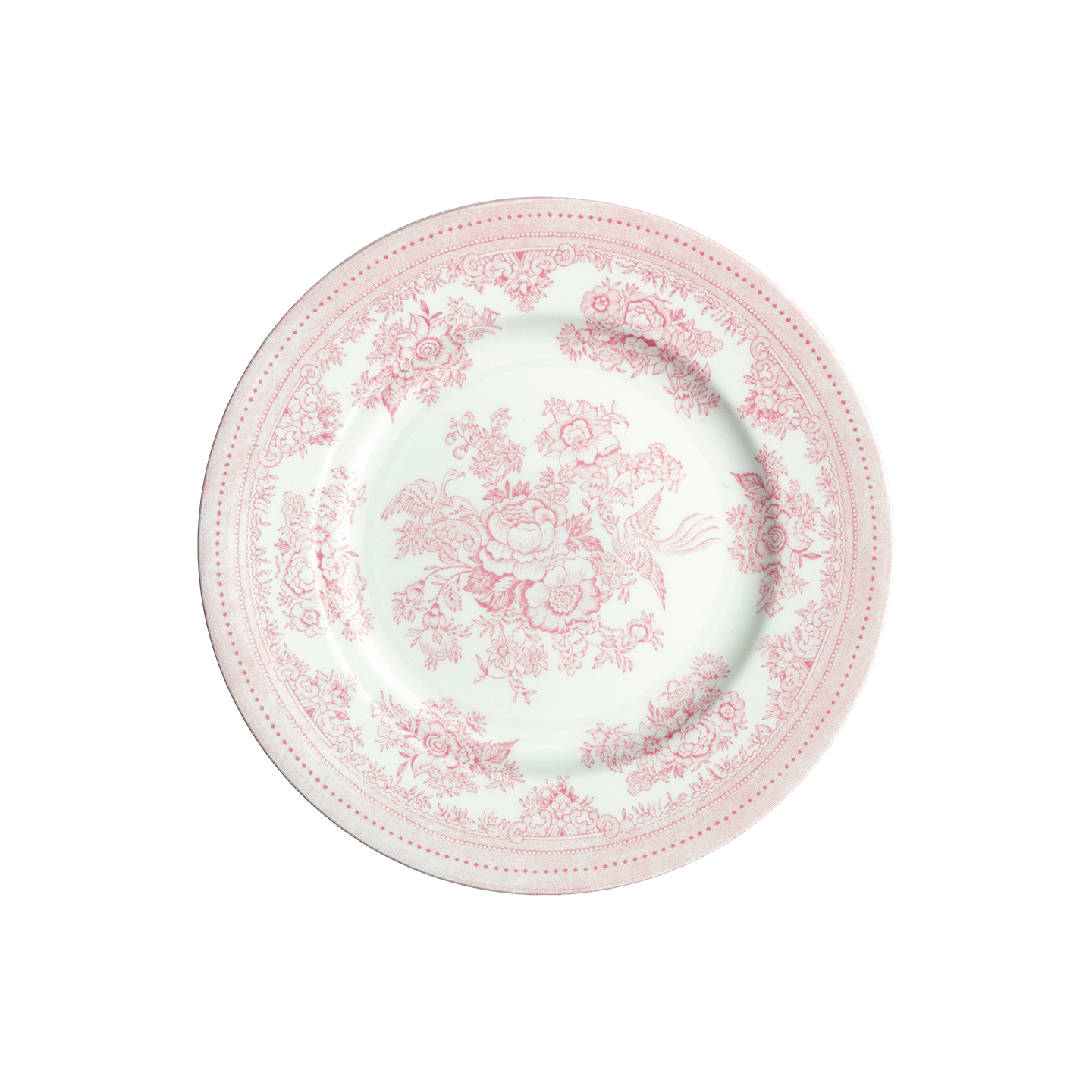 Pink Asiatic Pheasants Appetizer Plate – Burleigh Pottery