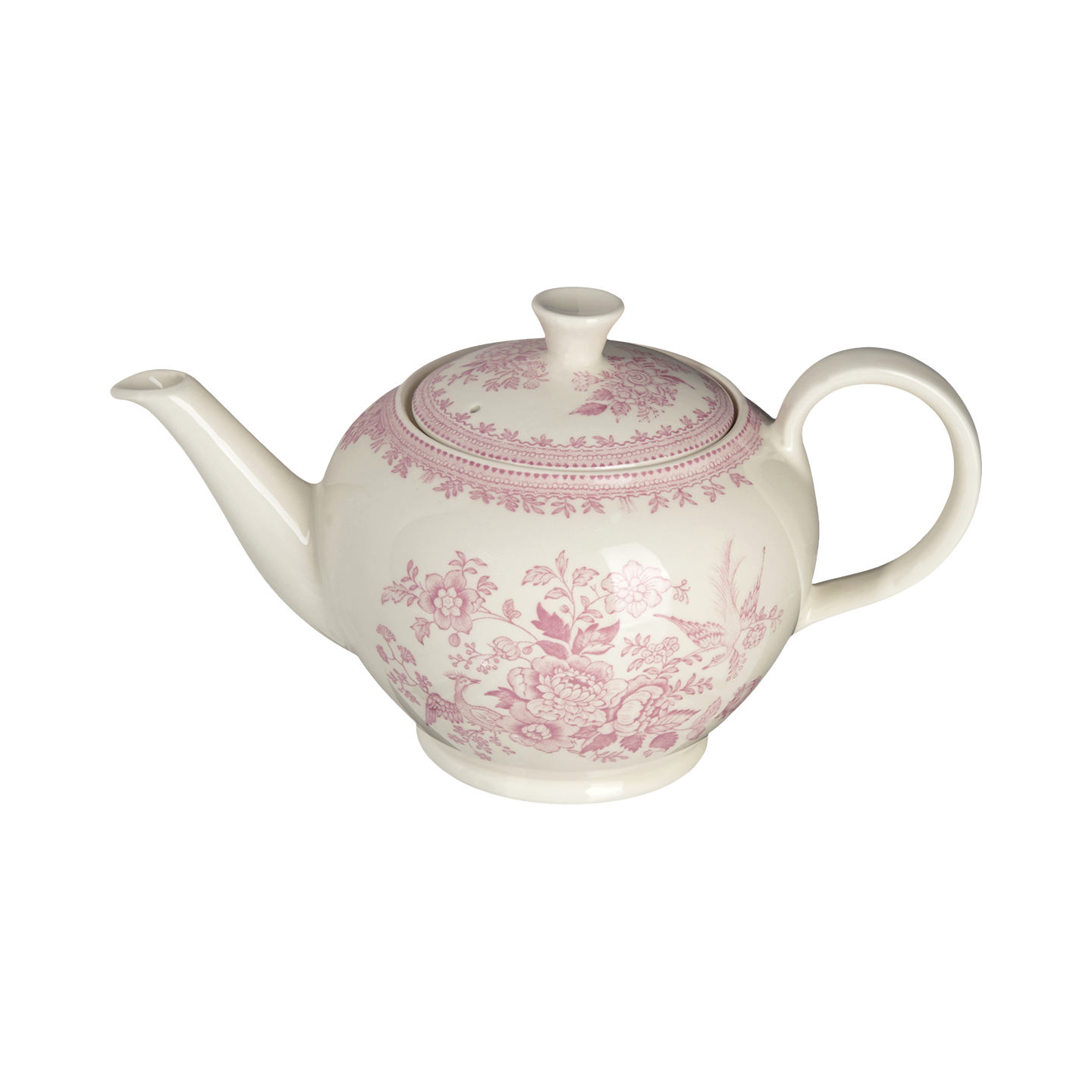 バーレイ 二段ケーキスタンド Asiatic Pheasants プラム Burleigh Pink Asiatic Pheasants Dinnerware – Hester & Cook