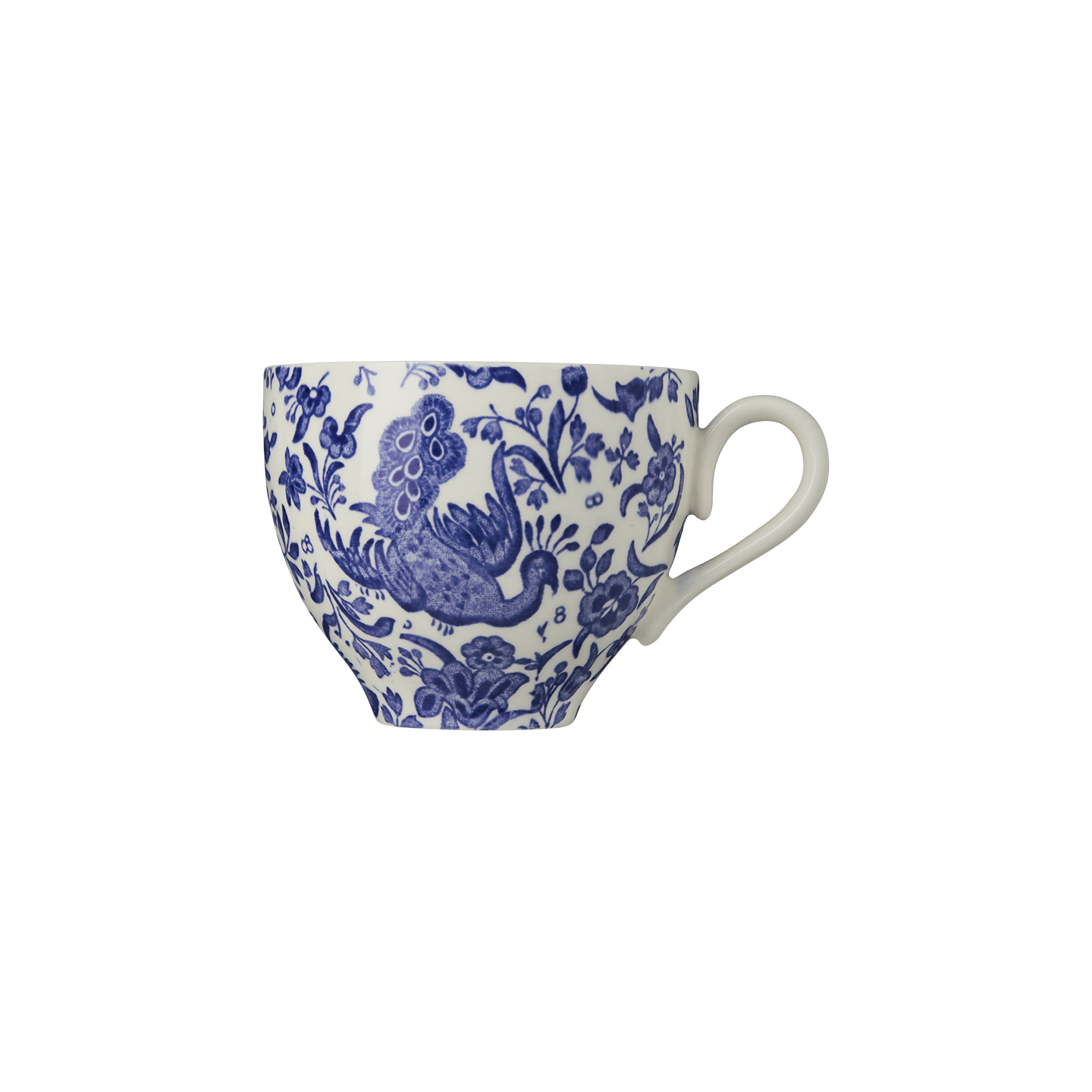 Blue Regal Peacock Teacup – Burleigh Pottery