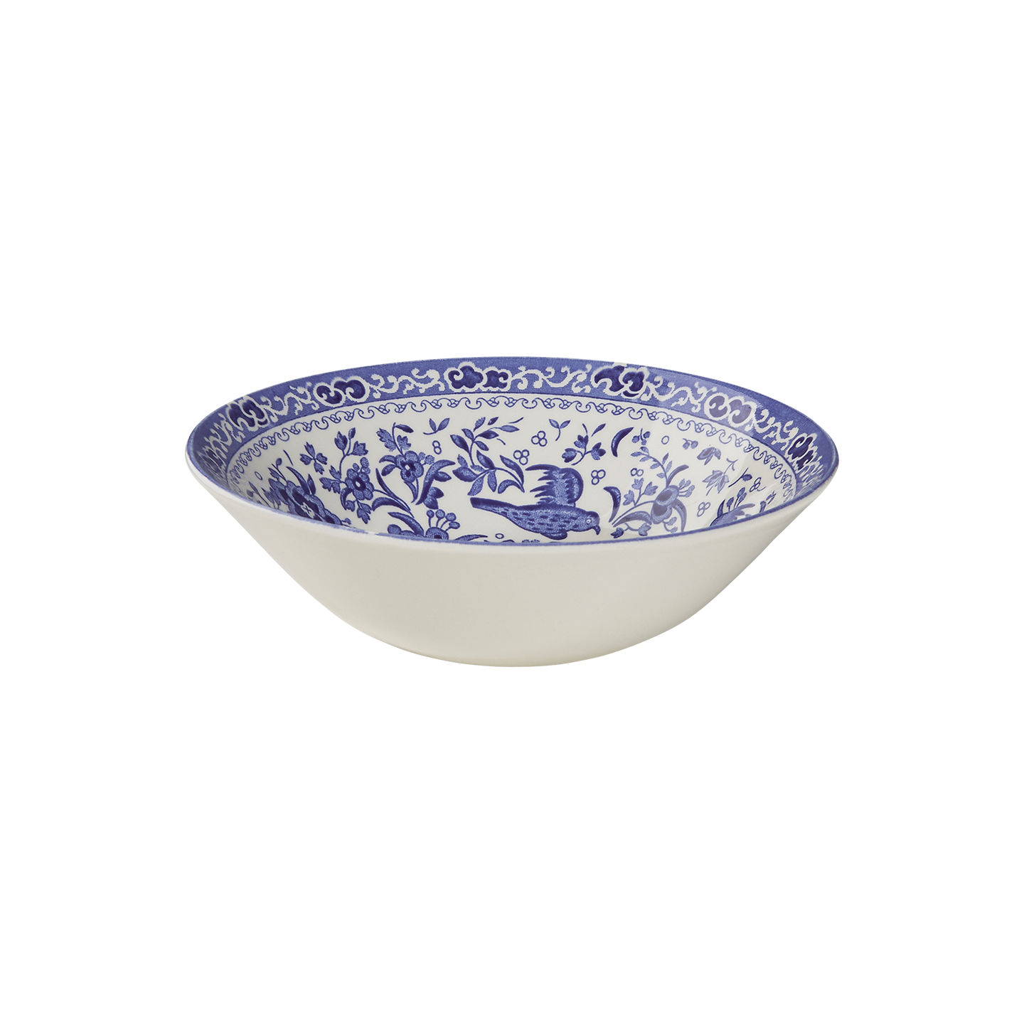 Blue Regal Peacock Cereal Bowl – Burleigh Pottery
