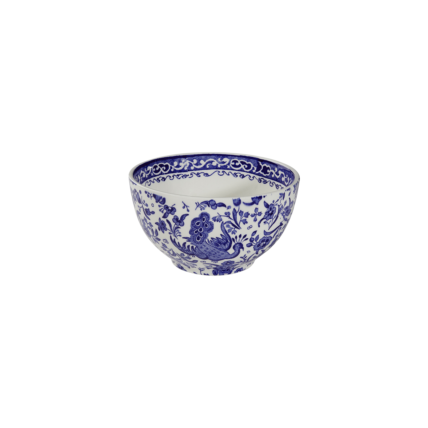 Blue Regal Peacock Sugar Bowl