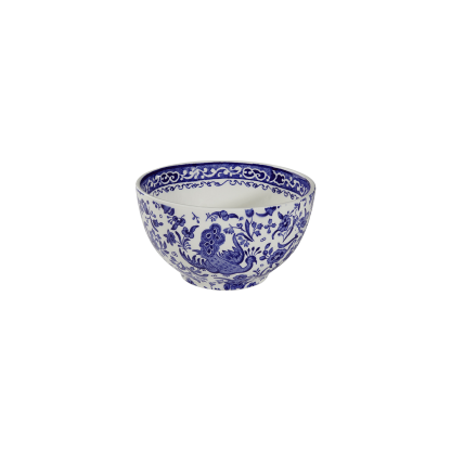 Blue Regal Peacock Sugar Bowl