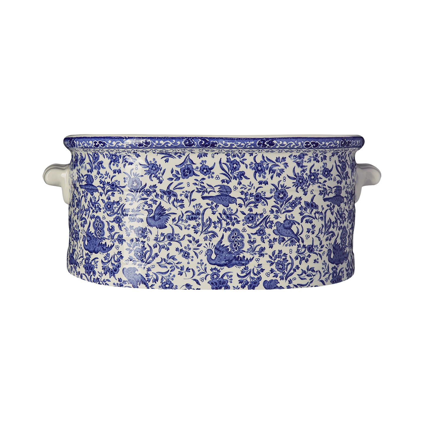 Blue Regal Peacock Burleigh Foot Bath – Burleigh Pottery