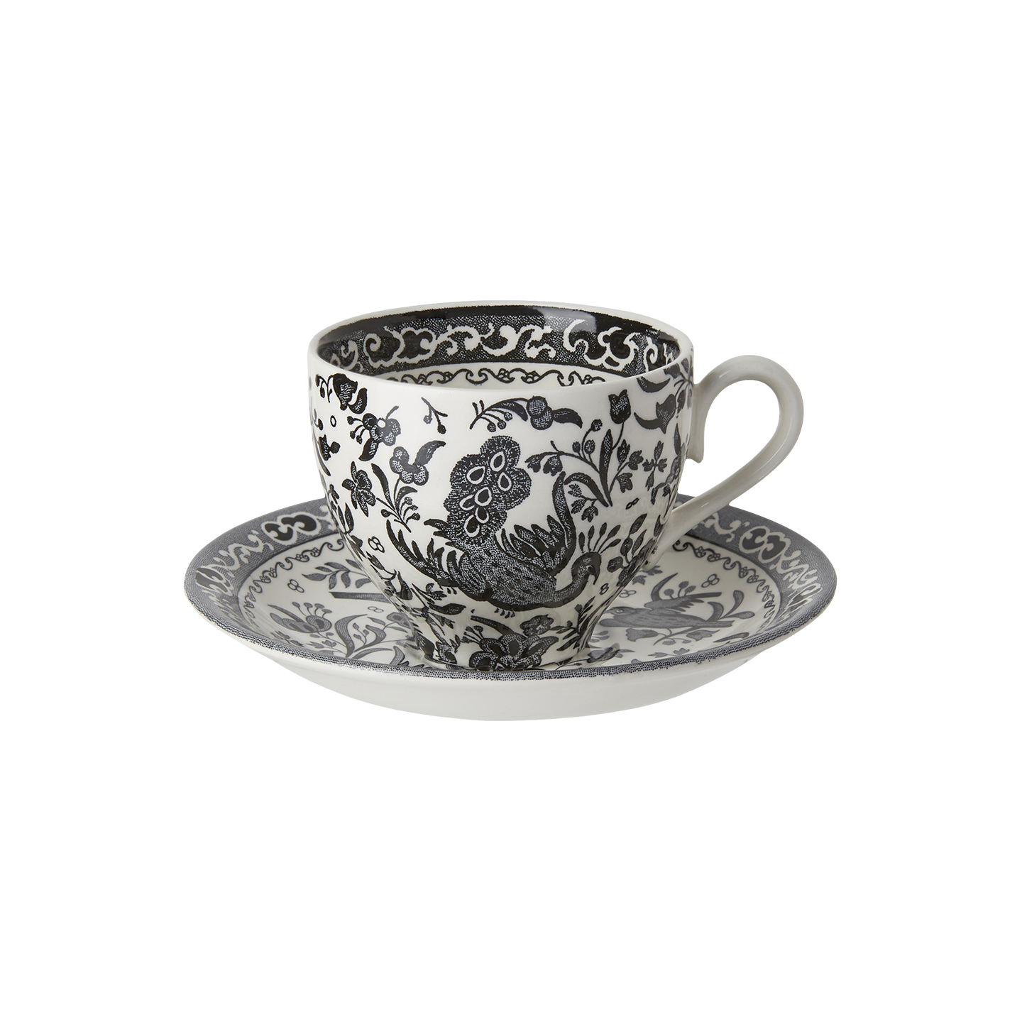 Burleigh Regal Peacock 八角形ボウル Blue Regal Peacock | Handmade in England | Burleigh Pottery