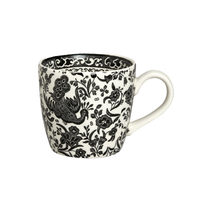 Black Regal Peacock Osborne Mug