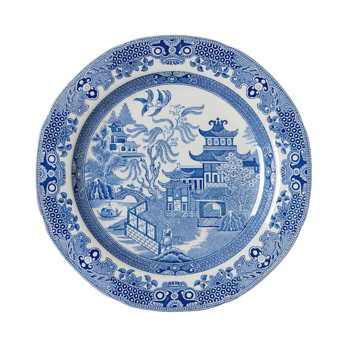 Blue Willow Dinner Plate – Burleigh Pottery