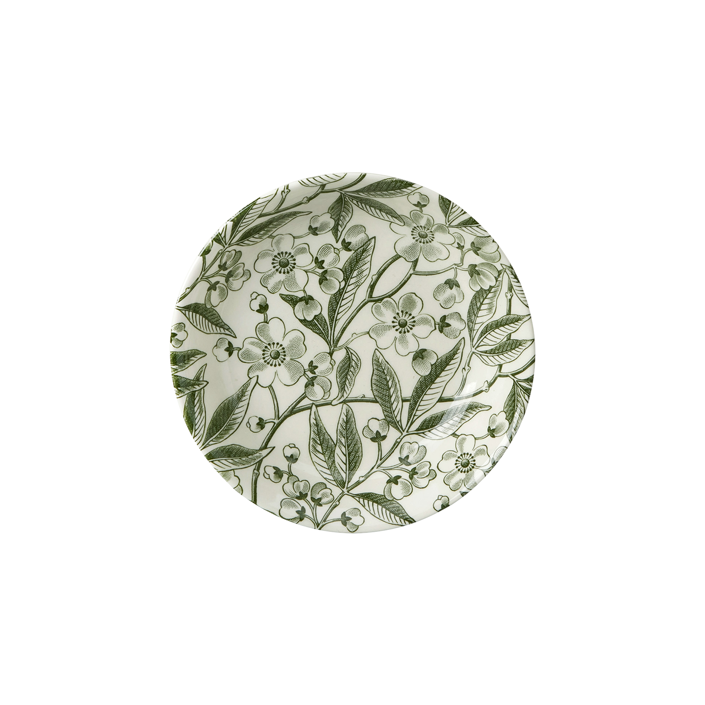 Green Prunus Butter Pat – Burleigh Pottery