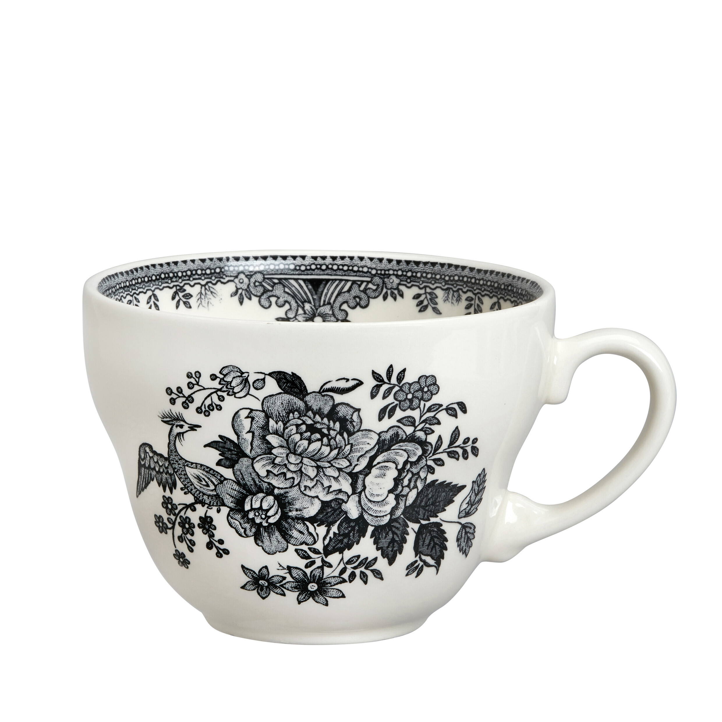 Black Asiatic Pheasants Breakfast Cup