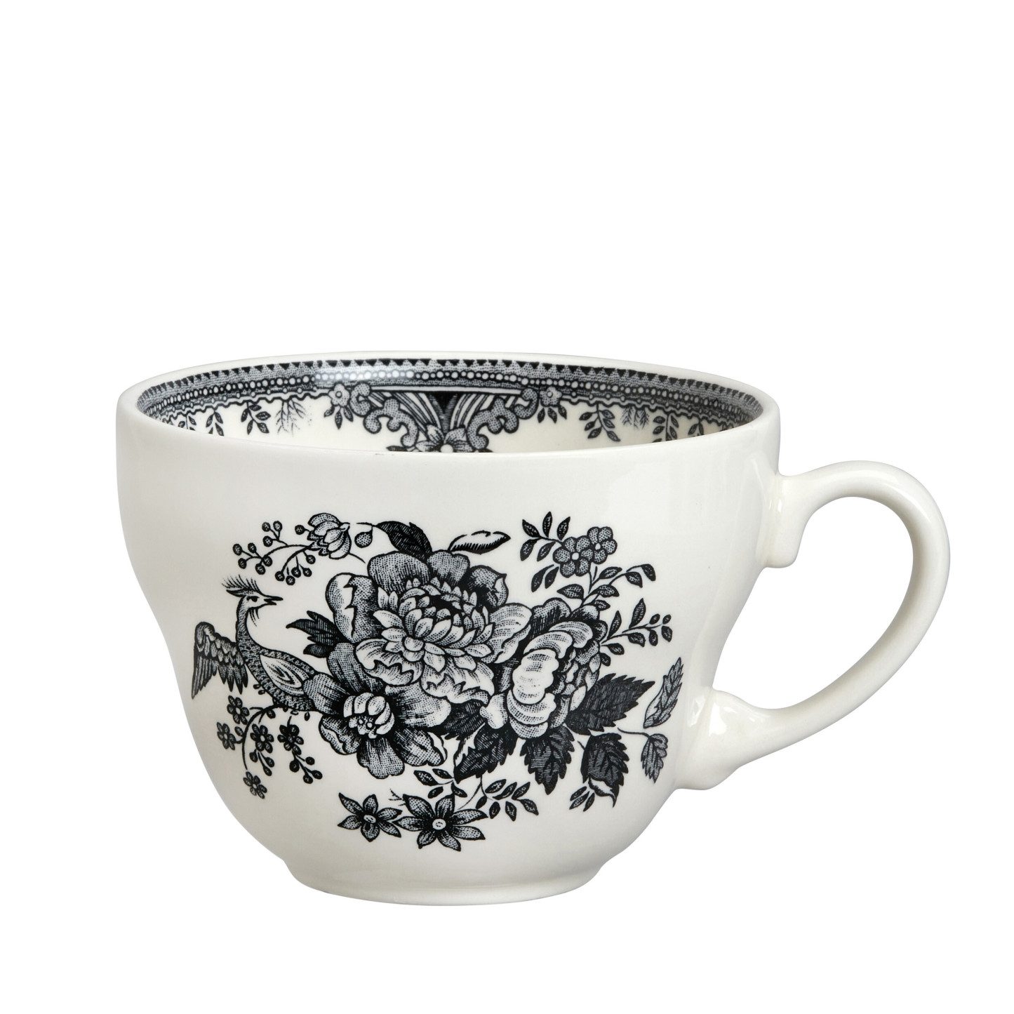 Black Asiatic Pheasants Breakfast Cup