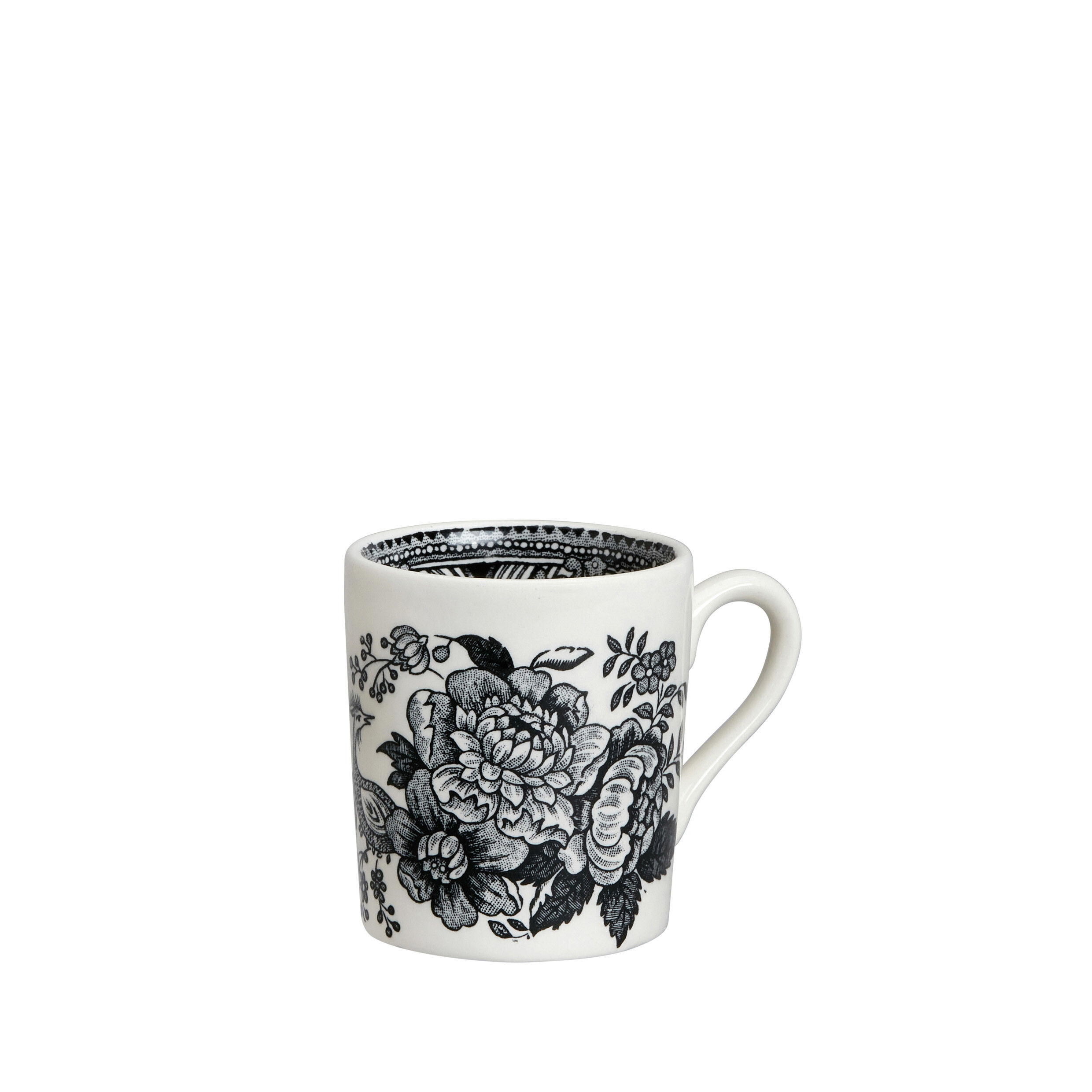 Black Asiatic Pheasants Espresso Cup