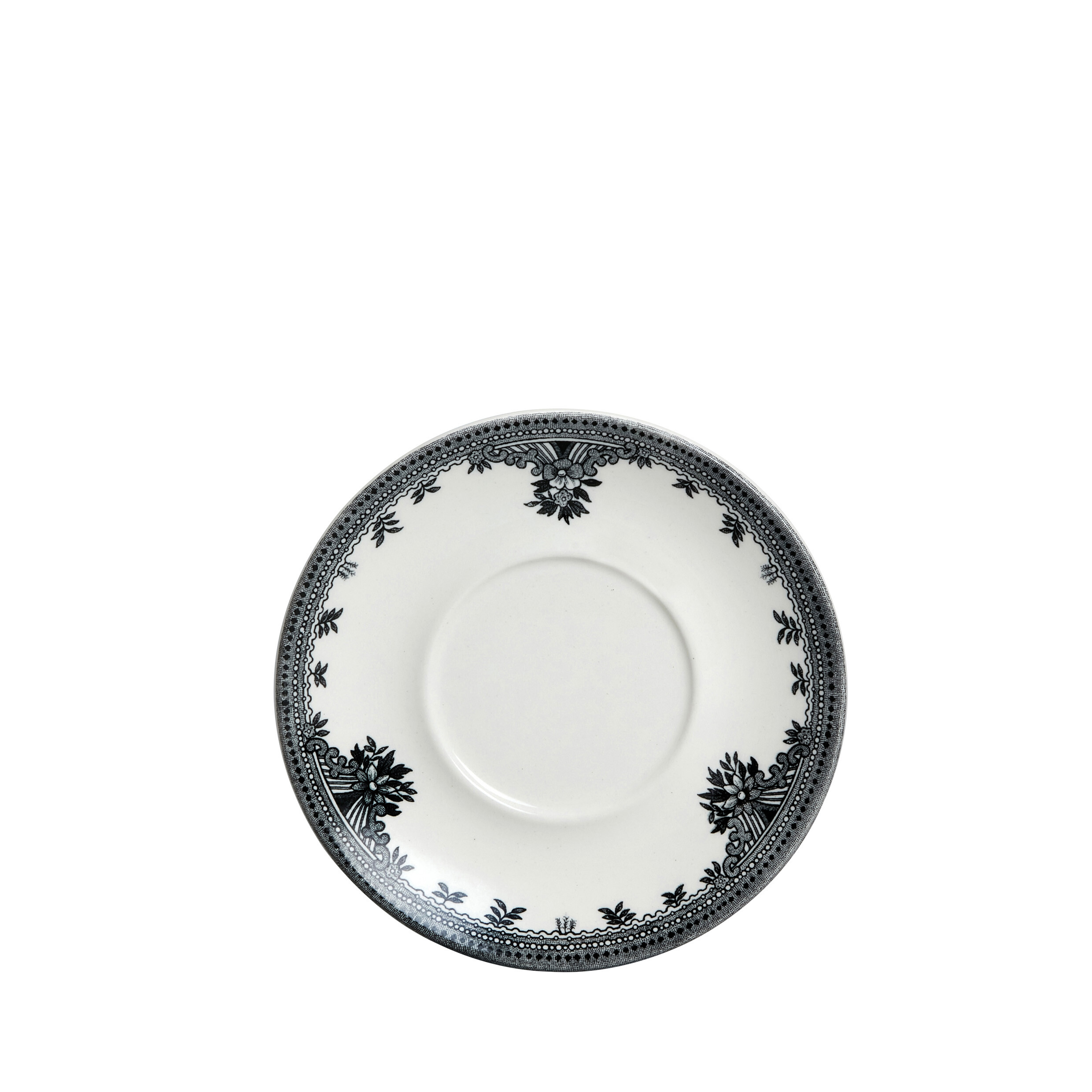 Black Asiatic Espresso Saucer 11.5cm