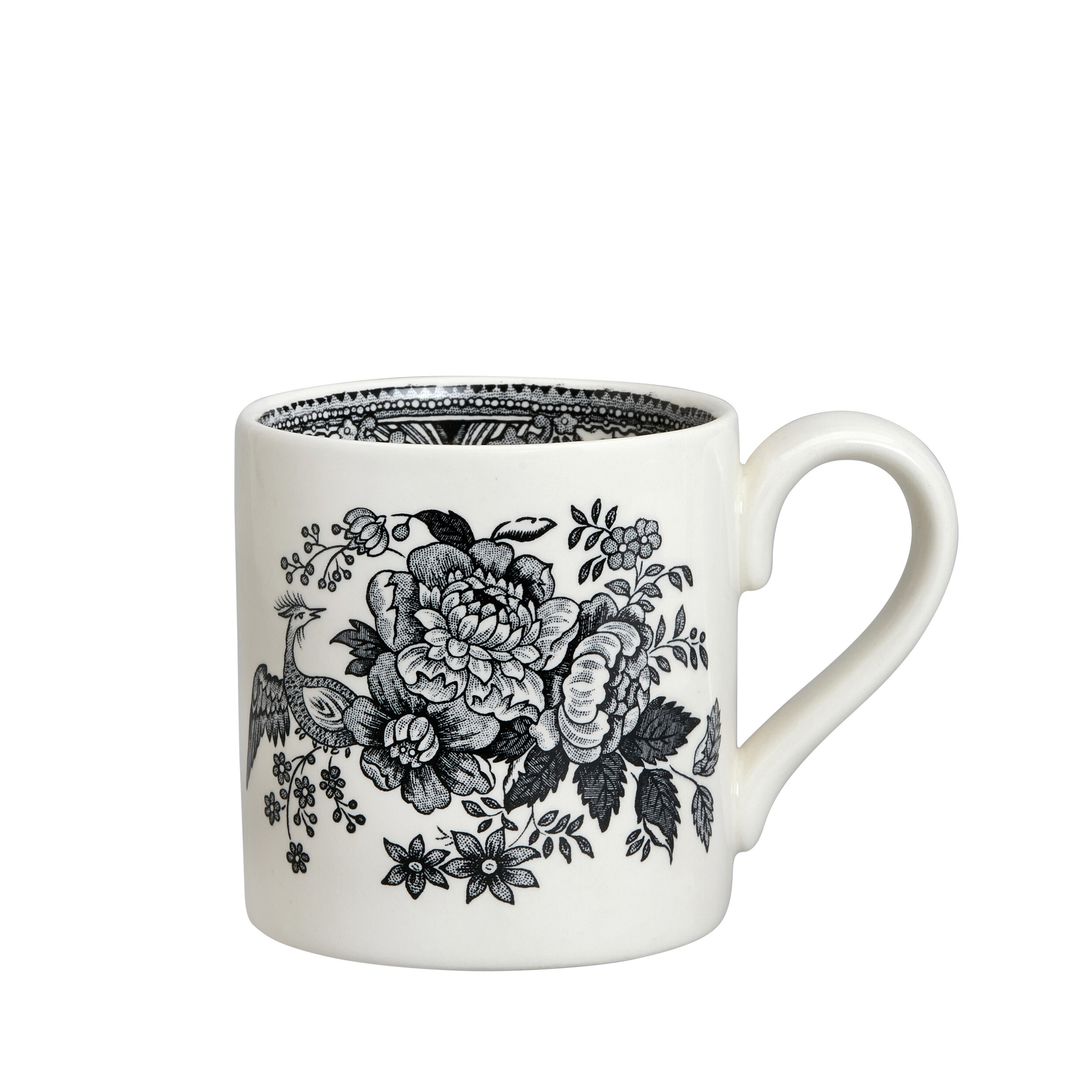 Black Asiatic Pheasants Mug 284ml 1/2pt