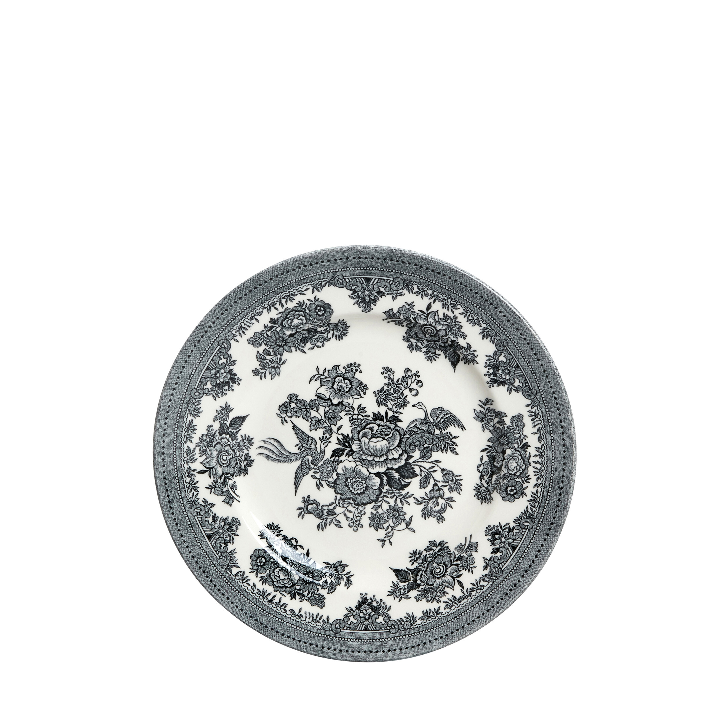 Black Asiatic Pheasants 17cm Plate