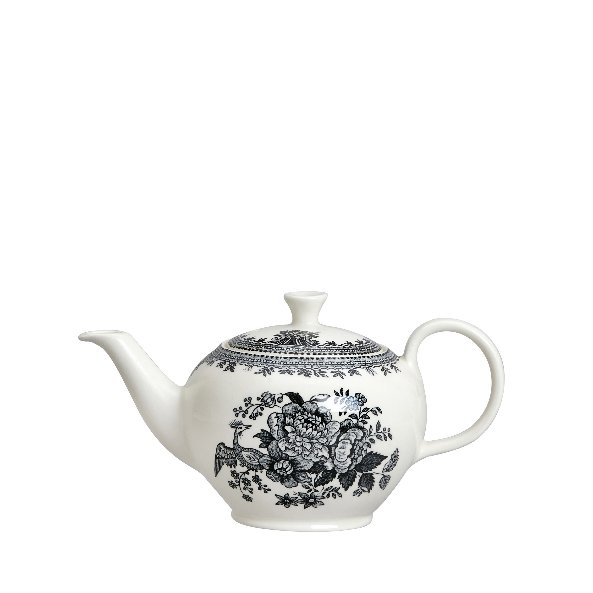 Black Asiatic Pheasants Teapot Small 3-4 Cups 400ml