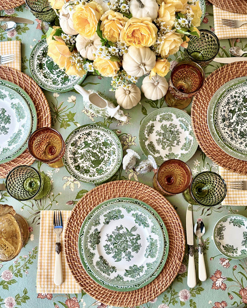 Green Asiatic Pheasants & Green Regal Peacock Burleigh Collections