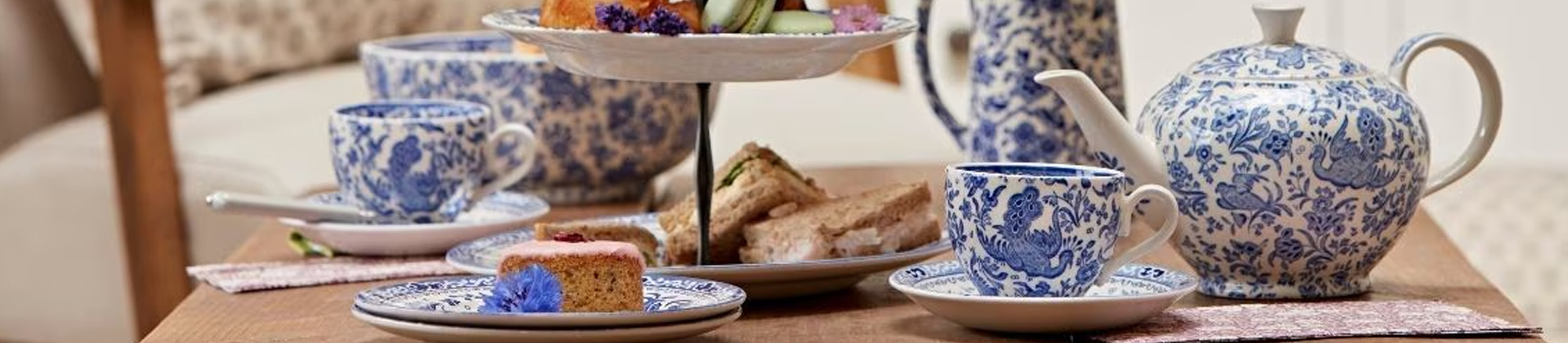 Blue Regal Peacock – Burleigh Pottery