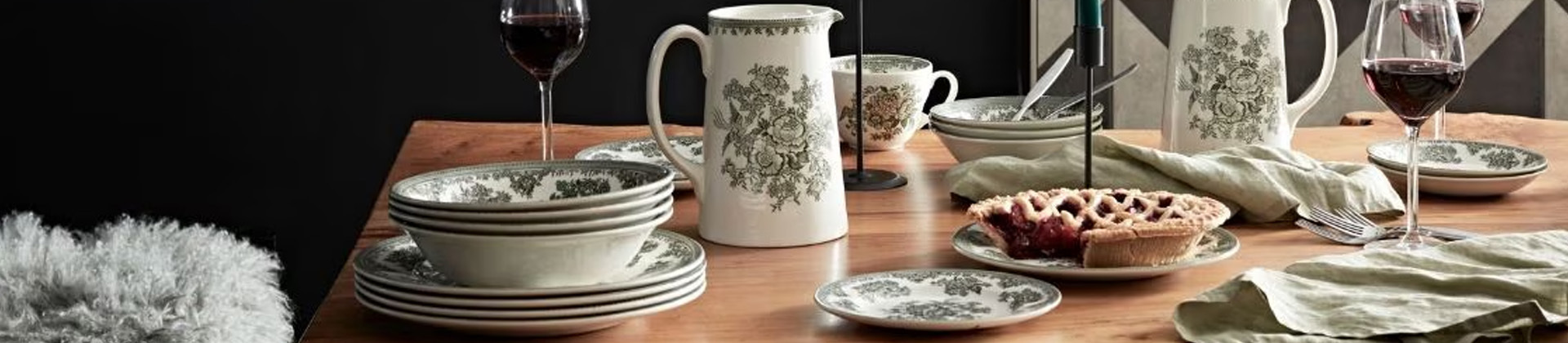 Green Asiatic Pheasants – Burleigh Pottery