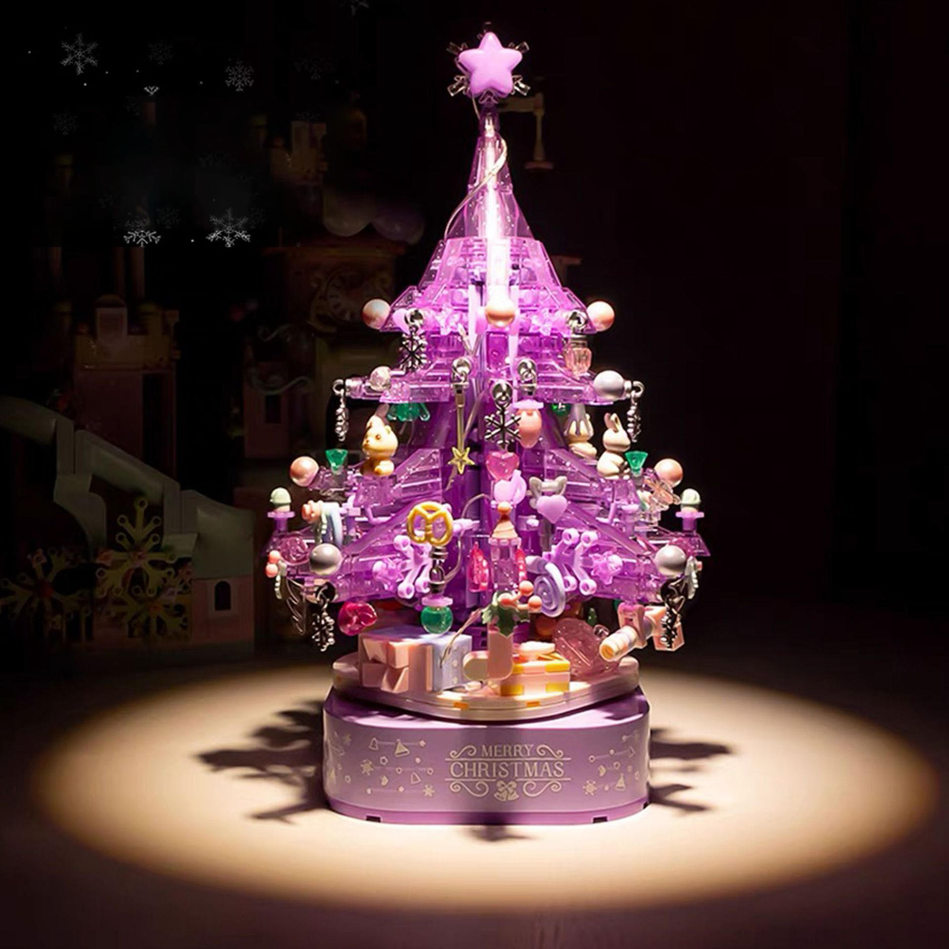 🎄Early Christmas Sales 49% OFF—— DIY Christmas Tree Brick Music Box🎵