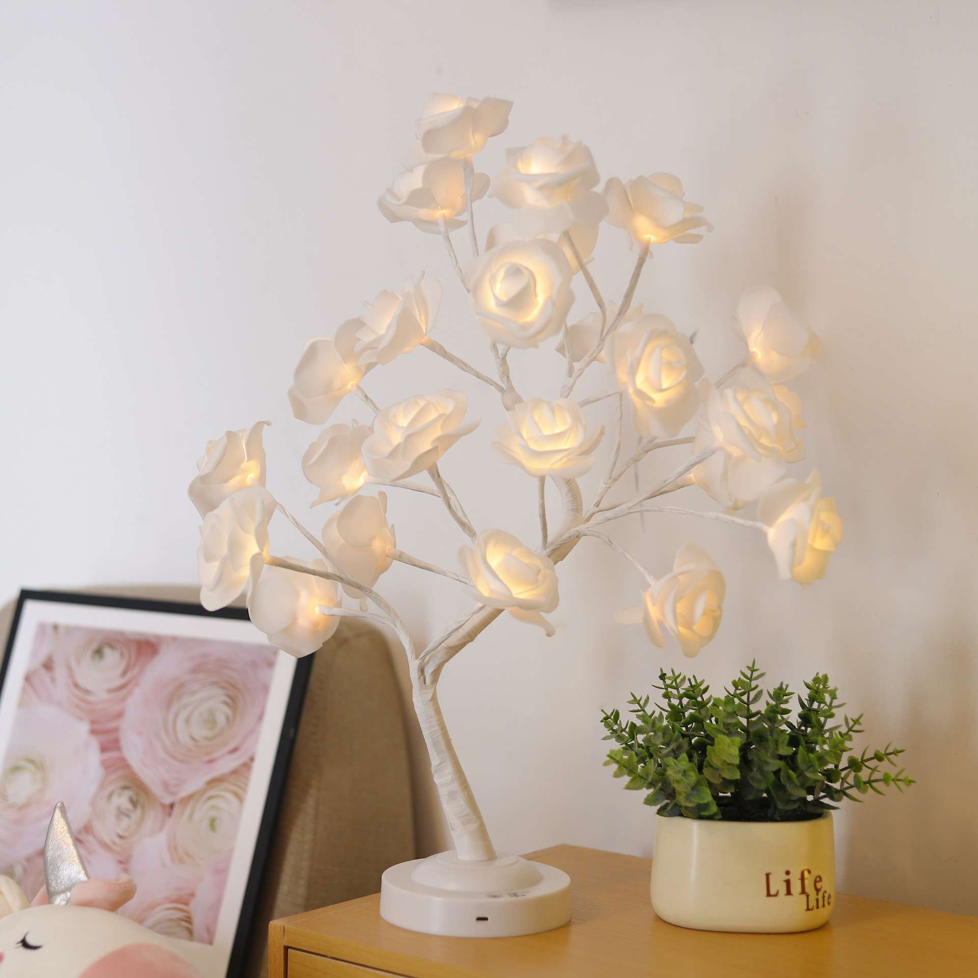 🔥BIGGEST SALE - 49% OFF🔥🔥Forever Rose Tree Lamp🌙