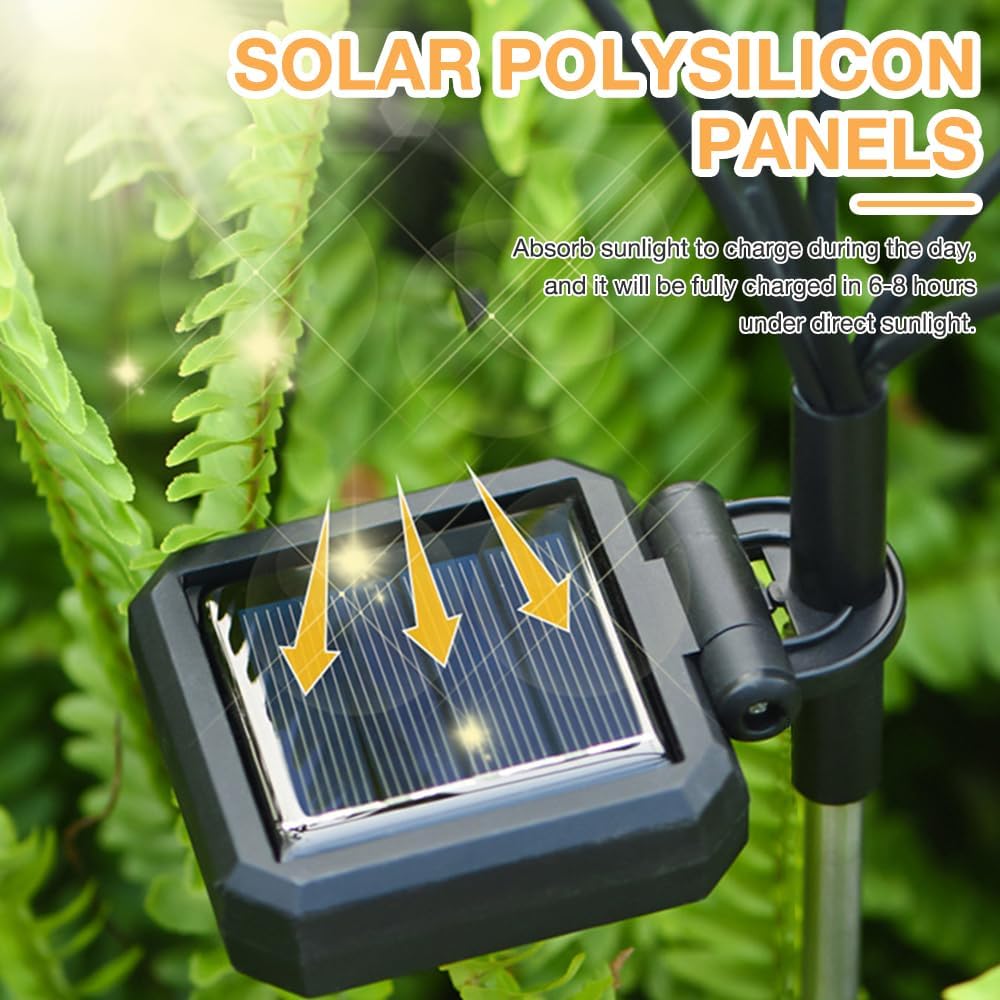 💡10 LED Firefly Lights Solar Lights,  Waterproof Solar Lighting Garden Lighting💡