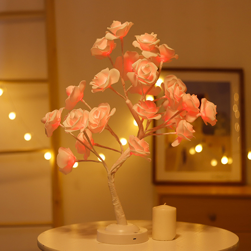 🔥BIGGEST SALE - 49% OFF🔥🔥Forever Rose Tree Lamp🌙