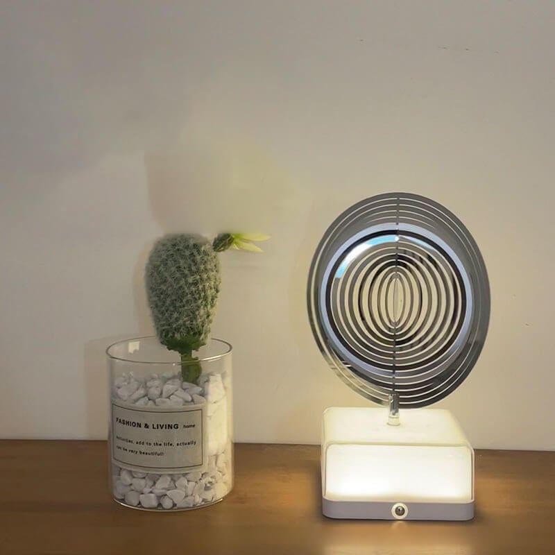 🎄LED 3D Rotating Ambient Night Light 16 Colors💟