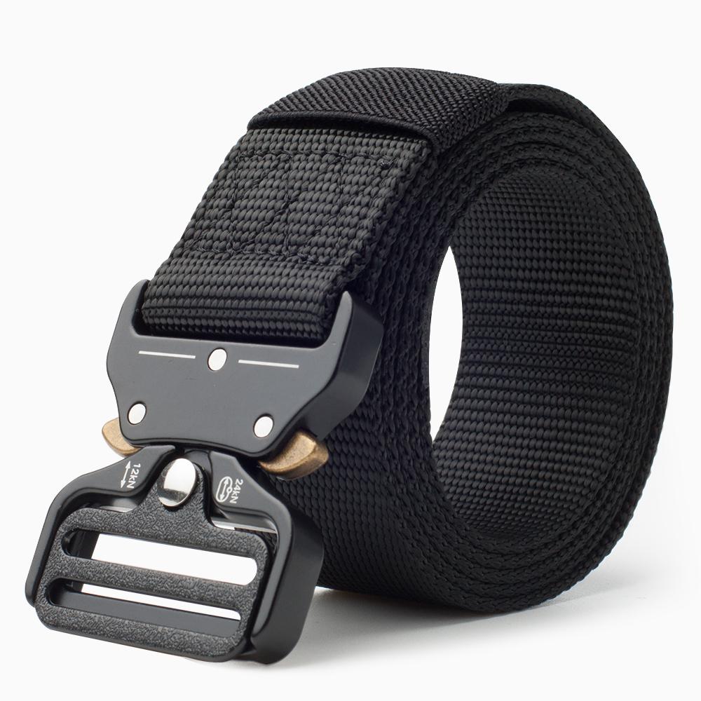 Men's Nylon Belt Cobra Alloy Buckle Outdoor Tactical Belt
