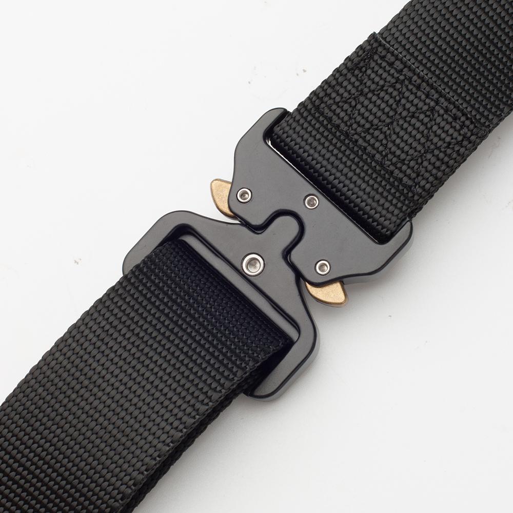 Men's Nylon Belt Cobra Alloy Buckle Outdoor Tactical Belt