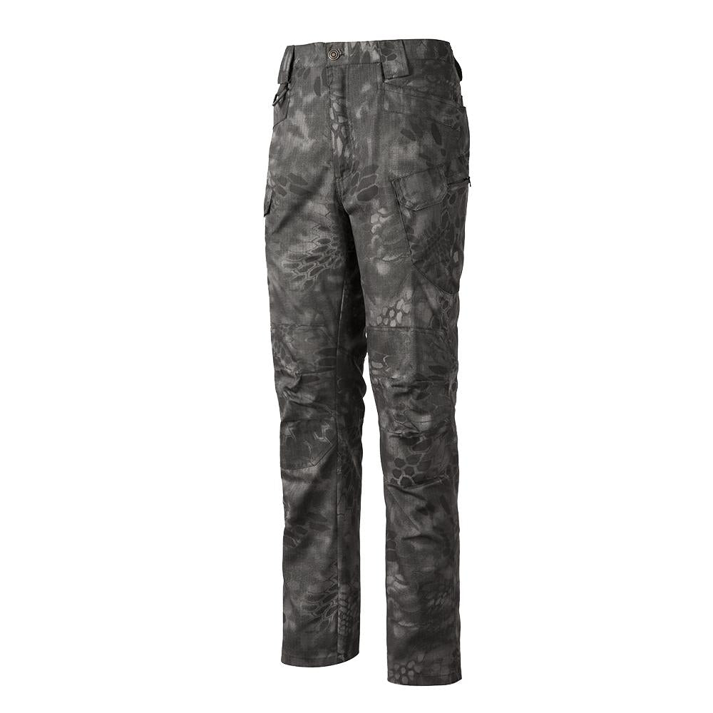 Camouflage Gingham Work Wear Multi-Pocket Pants
