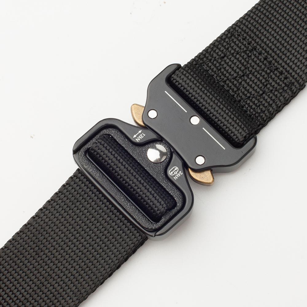 Men's Nylon Belt Cobra Alloy Buckle Outdoor Tactical Belt