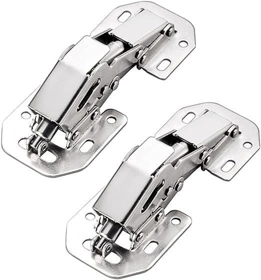 90 Degree Soft Close Surface Mount Spring Hinges,  No Pre-drilled